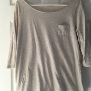 Scoop neck tee